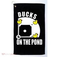 Ducks on the Pond Baseball funny sports Player Golf Towel thumb 0