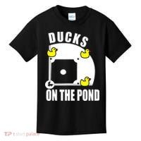 Ducks on the Pond Baseball funny sports Player Kids T-Shirt thumb 0