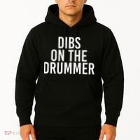 Dibs On The Drummer Drumming Band Fan Music Hoodie thumb 2