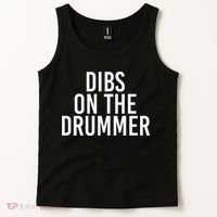 Dibs On The Drummer Drumming Band Fan Music Tank Top thumb 2