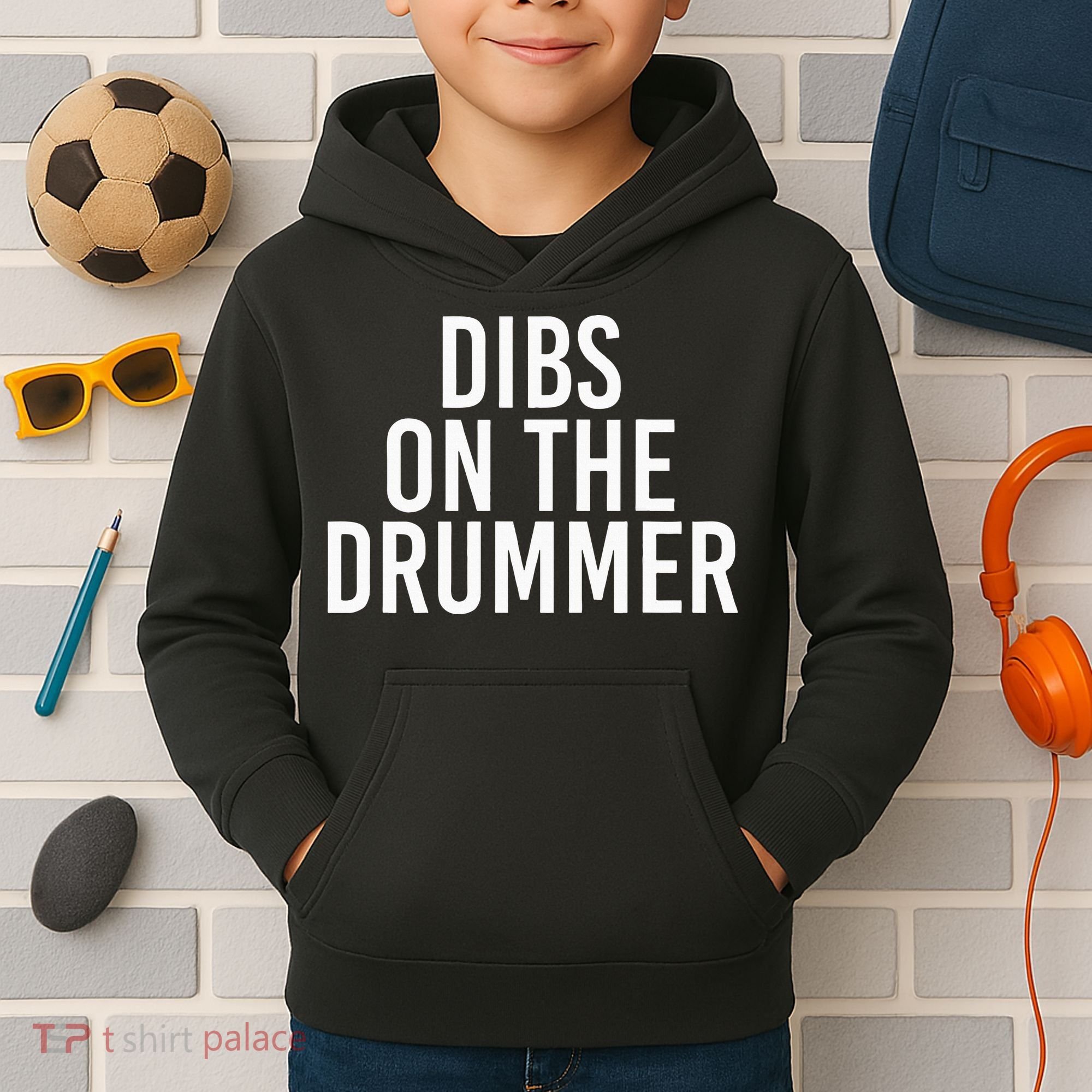 Dibs On The Drummer Drumming Band Fan Music Kids Hoodie