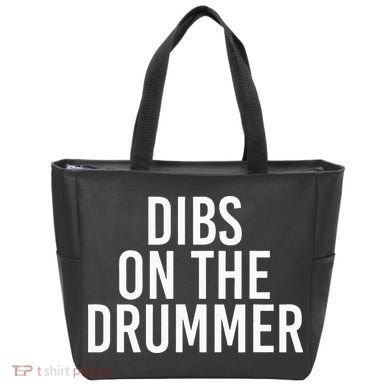 Dibs On The Drummer Drumming Band Fan Music Tote Bag