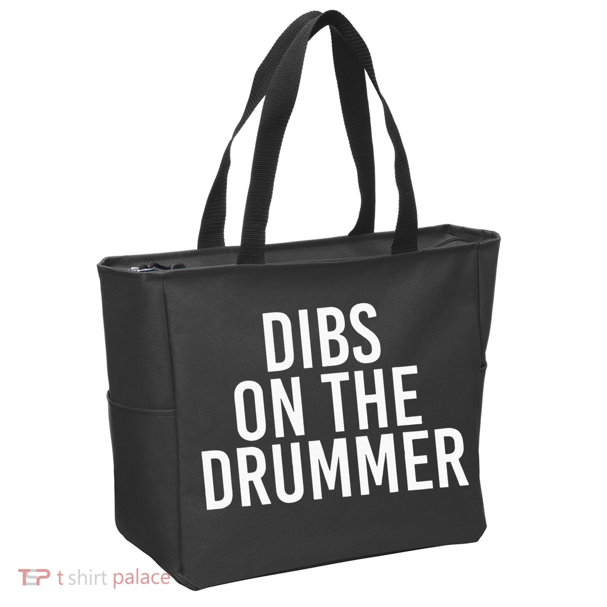 Dibs On The Drummer Drumming Band Fan Music Tote Bag
