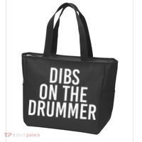 Dibs On The Drummer Drumming Band Fan Music Tote Bag thumb 3
