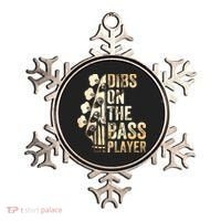 Dibs On The Bass Player Guitar Musician Ornament thumb 0