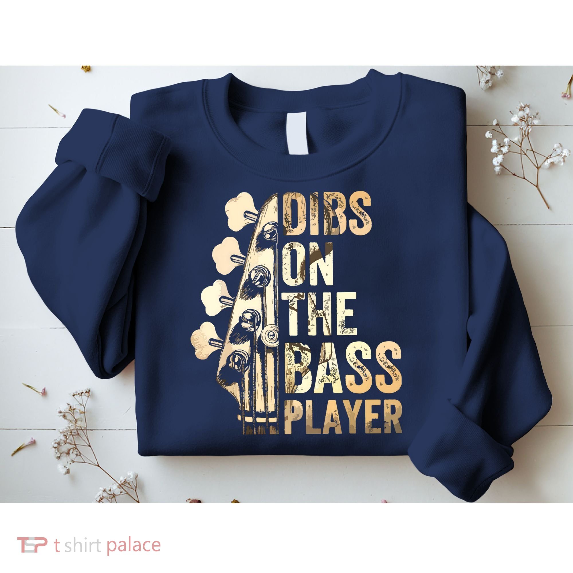 Dibs On The Bass Player Guitar Musician Sweatshirt