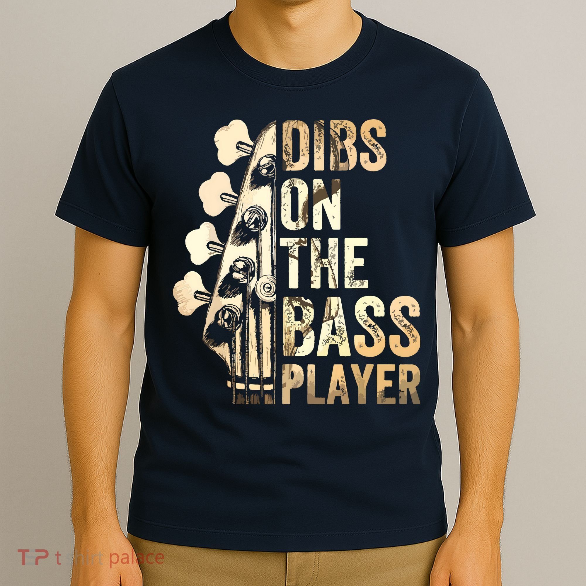 Dibs On The Bass Player Guitar Musician T-Shirt