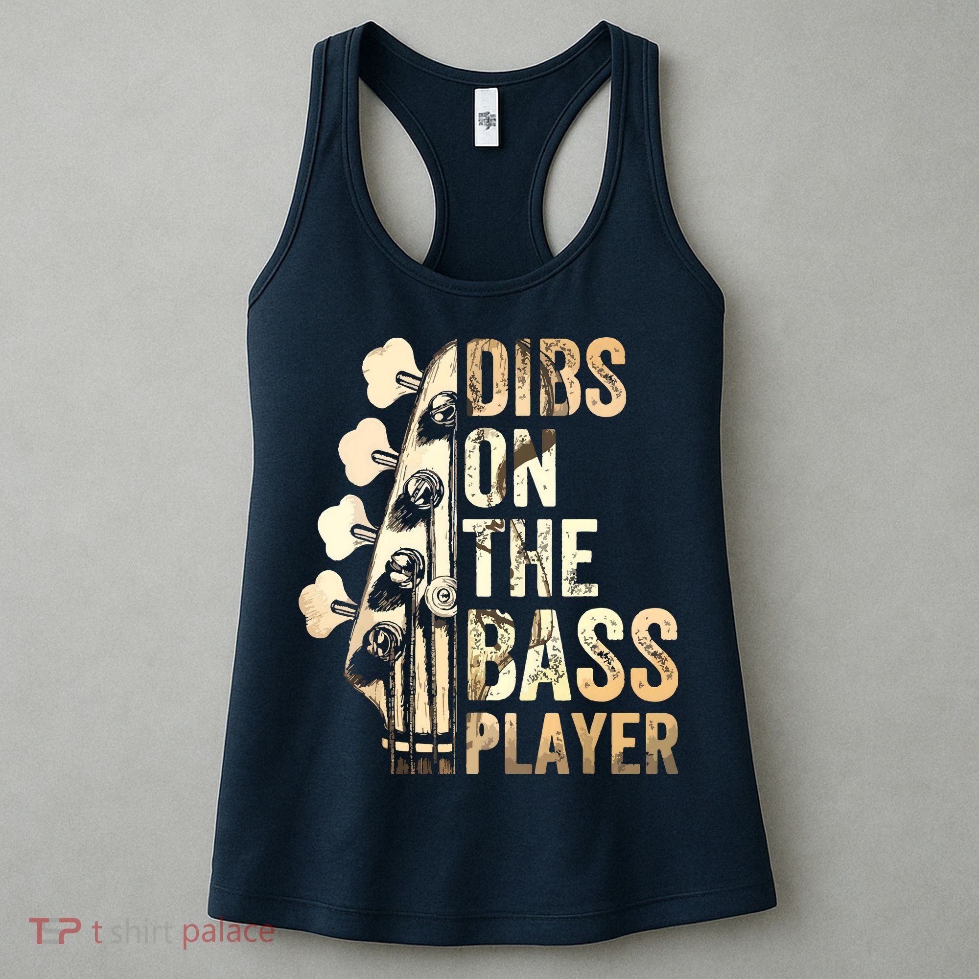 Dibs On The Bass Player Guitar Musician Women's Tank Top