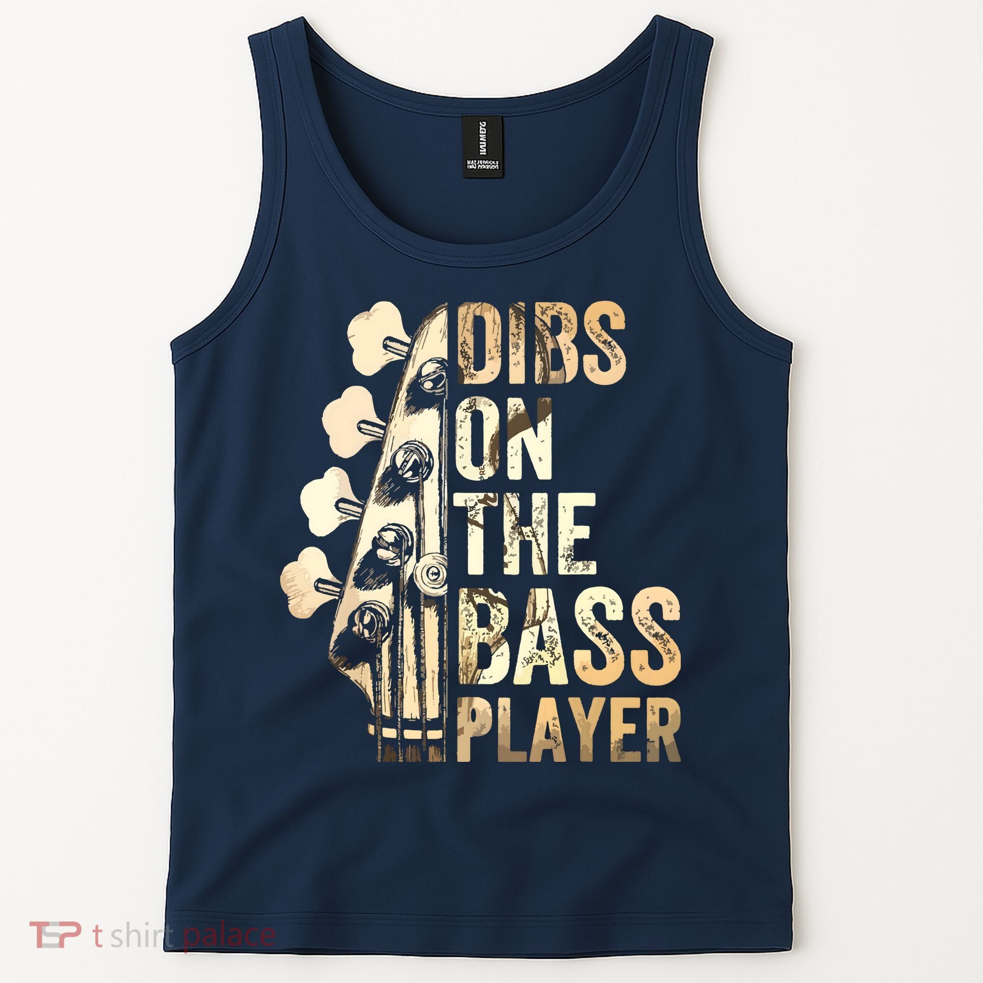 Dibs On The Bass Player Guitar Musician Tank Top