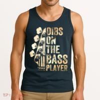 Dibs On The Bass Player Guitar Musician Tank Top thumb 3
