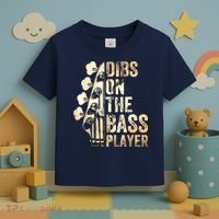 Dibs On The Bass Player Guitar Musician Toddler T-Shirt thumb 3