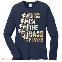 Dibs On The Bass Player Guitar Musician Women's Long Sleeve Shirt thumb 0