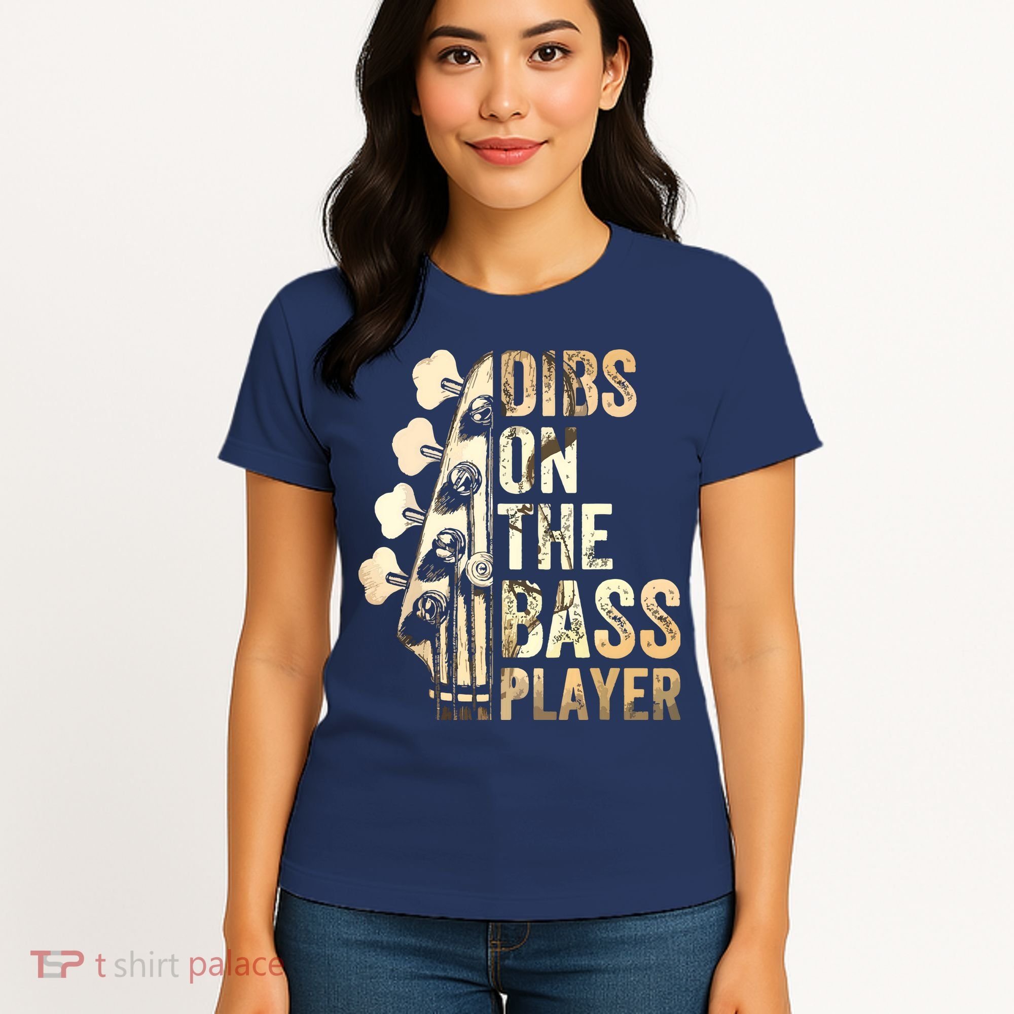 Dibs On The Bass Player Guitar Musician Women's T-Shirt