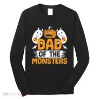 Dad Of The Monsters For Halloween Party Long Sleeve Shirt thumb 0