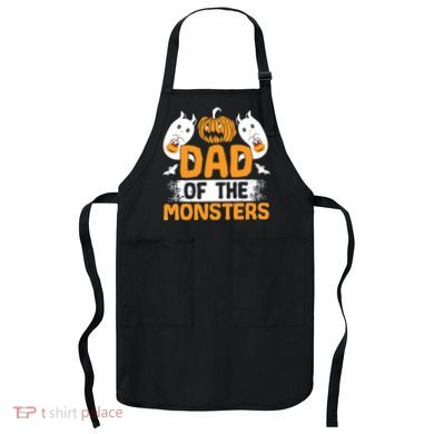 Dad Of The Monsters For Halloween Party Apron