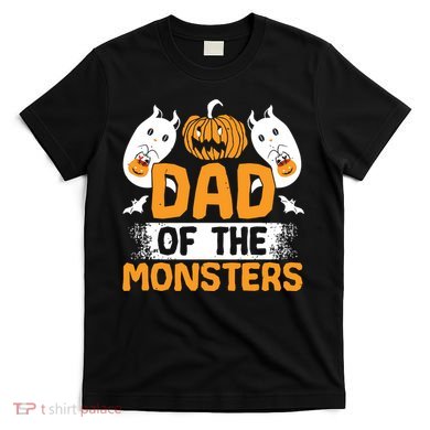 Dad Of The Monsters For Halloween Party T-Shirt