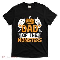 Dad Of The Monsters For Halloween Party T-Shirt thumb 0