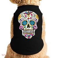 Day Of The Dead Sugar Skull Doggie Tank thumb 0