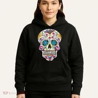 Day Of The Dead Sugar Skull Hoodie thumb 5