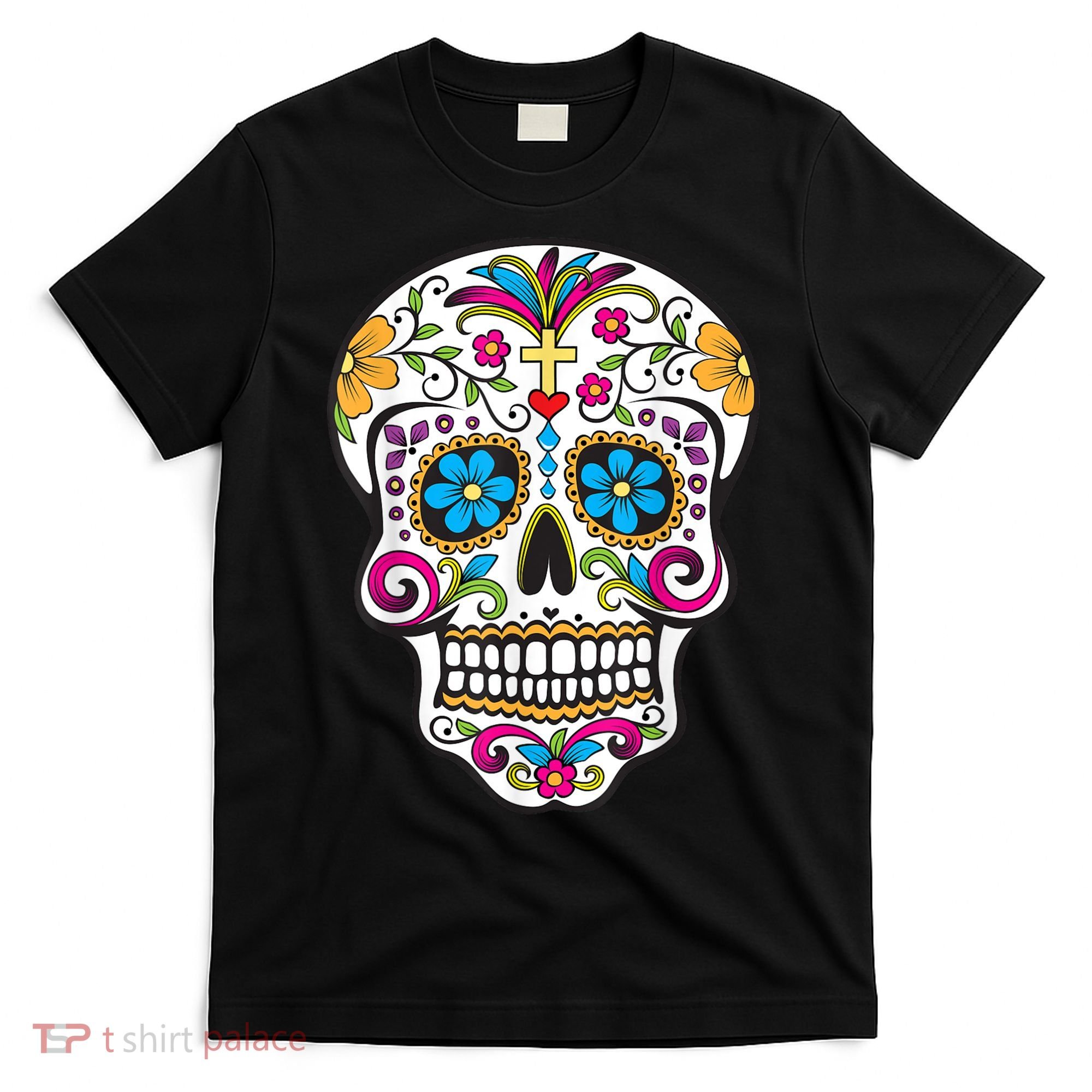 Day Of The Dead Sugar Skull T-Shirt