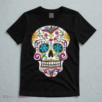 Day Of The Dead Sugar Skull T-Shirt thumb 5