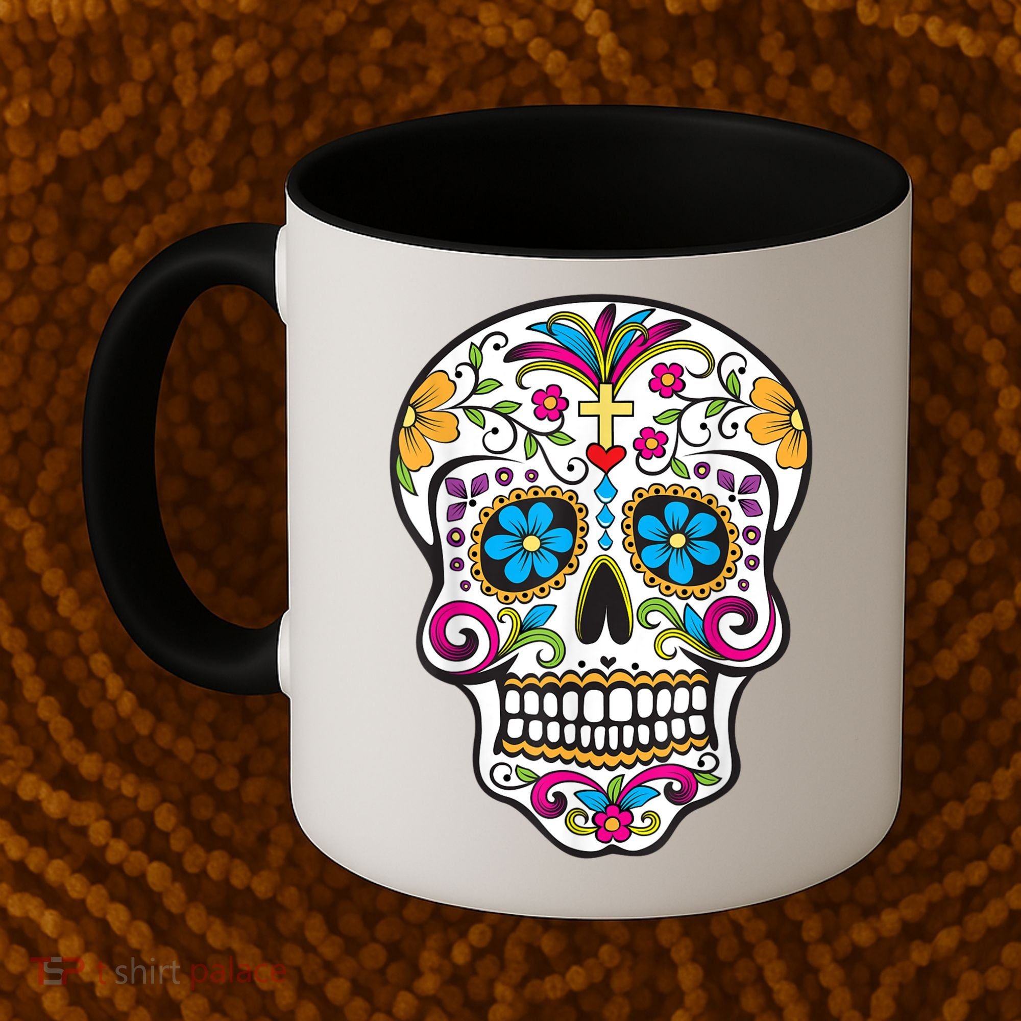 Day Of The Dead Sugar Skull Coffee Mug