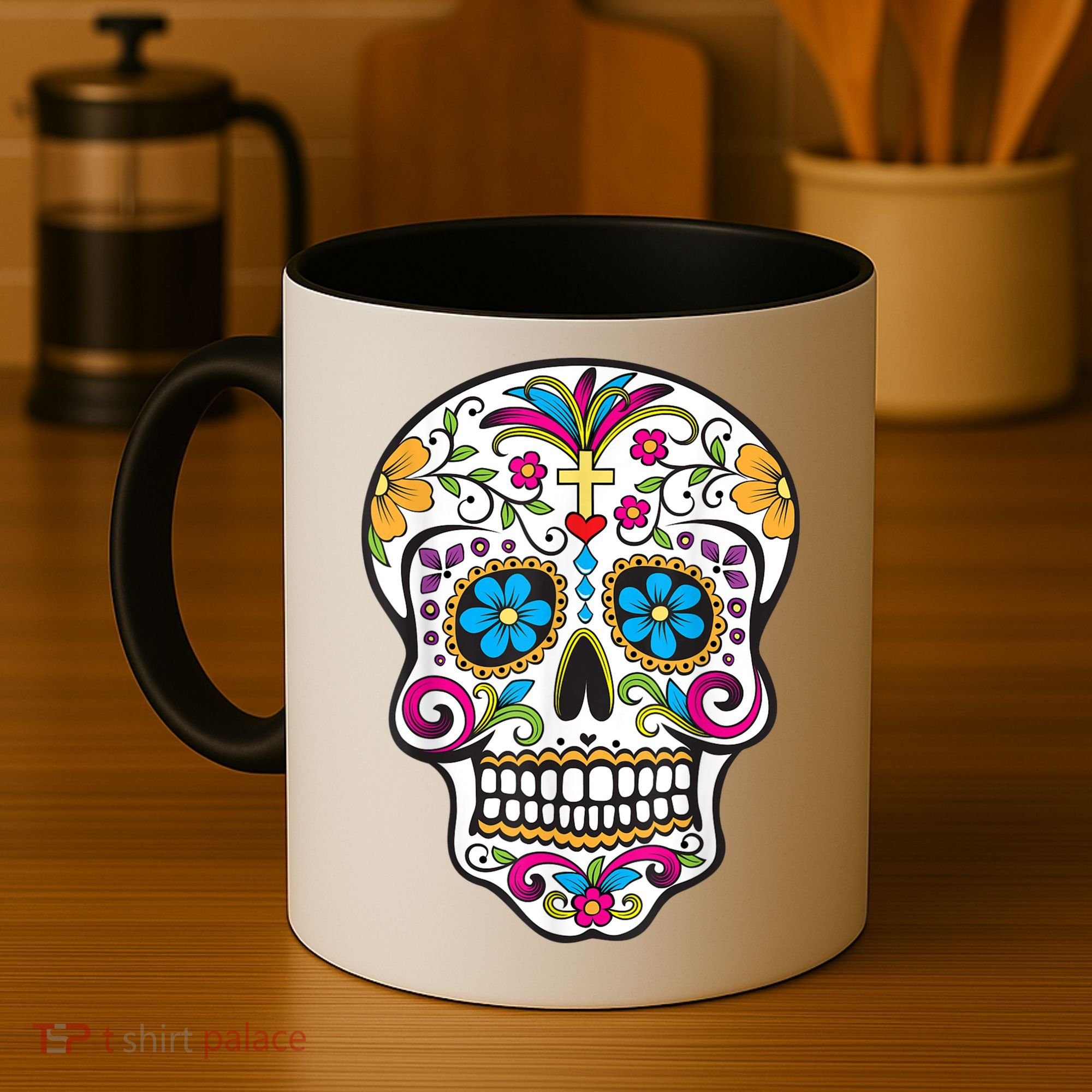 Day Of The Dead Sugar Skull Coffee Mug