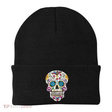 Day Of The Dead Sugar Skull Beanie