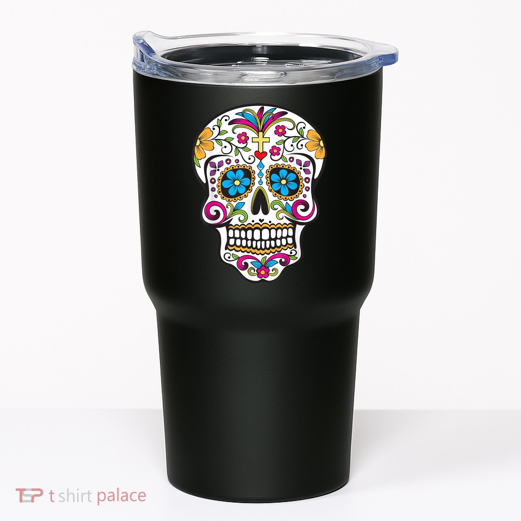 Day Of The Dead Sugar Skull Tumbler
