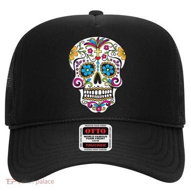 Day Of The Dead Sugar Skull Hat