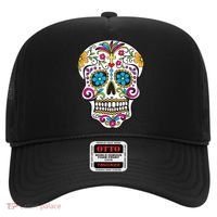 Day Of The Dead Sugar Skull Hat thumb 0