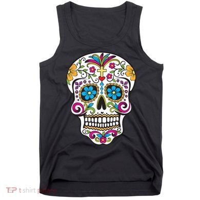 Day Of The Dead Sugar Skull Tank Top