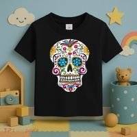 Day Of The Dead Sugar Skull Toddler T-Shirt thumb 3