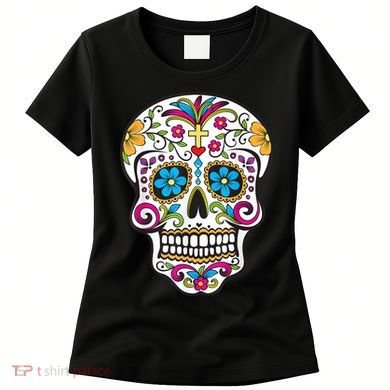 Day Of The Dead Sugar Skull Women's T-Shirt