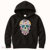 Day Of The Dead Sugar Skull Kids Hoodie thumb 0