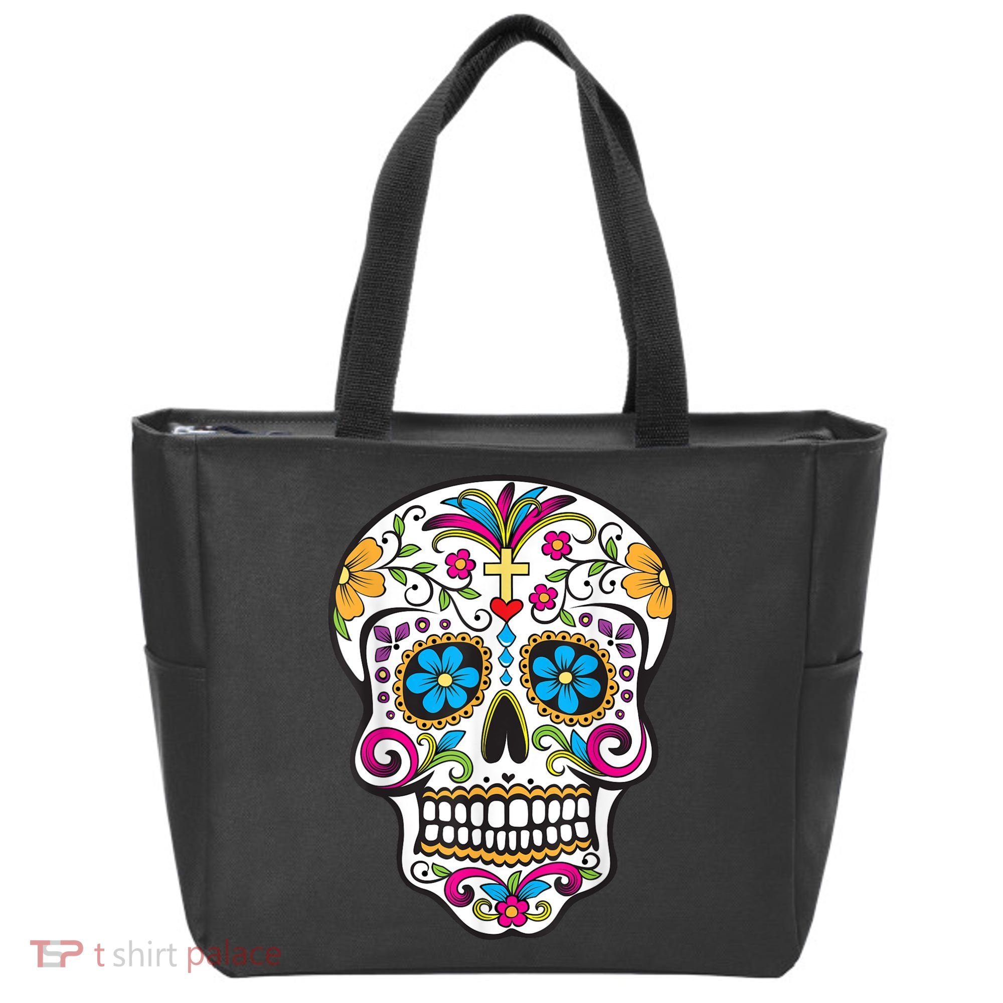 Day Of The Dead Sugar Skull Tote Bag