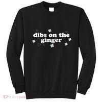 Dibs On The Ginger Funny St Patricks Day Sweatshirt thumb 0