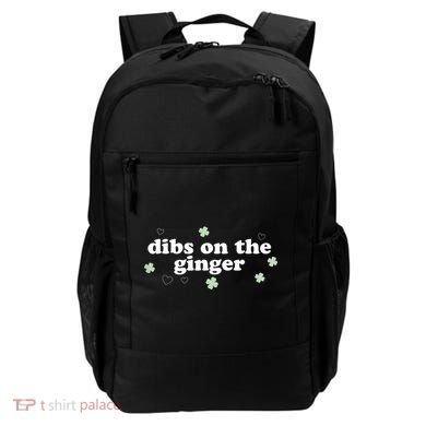 Dibs On The Ginger Funny St Patricks Day Backpack