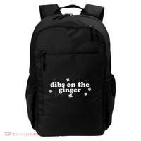 Dibs On The Ginger Funny St Patricks Day Backpack thumb 0