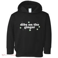 Dibs On The Ginger Funny St Patricks Day Toddler Hoodie thumb 0