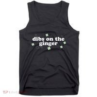 Dibs On The Ginger Funny St Patricks Day Tank Top thumb 0