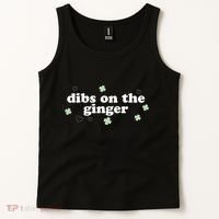 Dibs On The Ginger Funny St Patricks Day Tank Top thumb 2