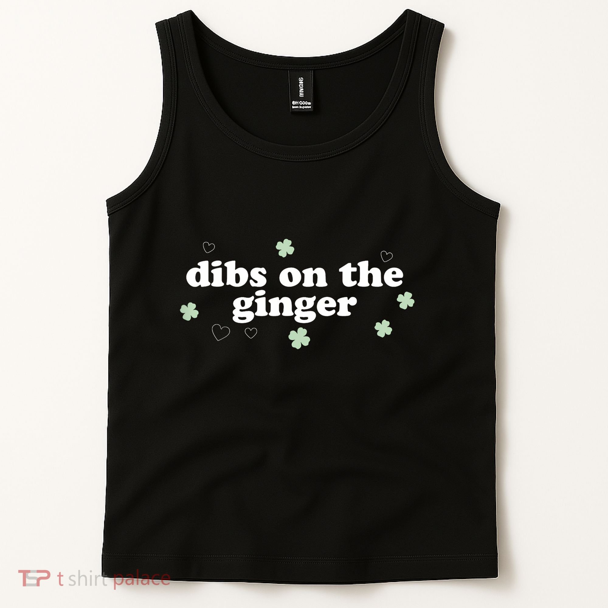Dibs On The Ginger Funny St Patricks Day Tank Top