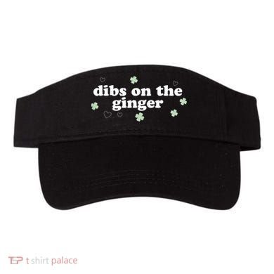 Dibs On The Ginger Funny St Patricks Day Visor
