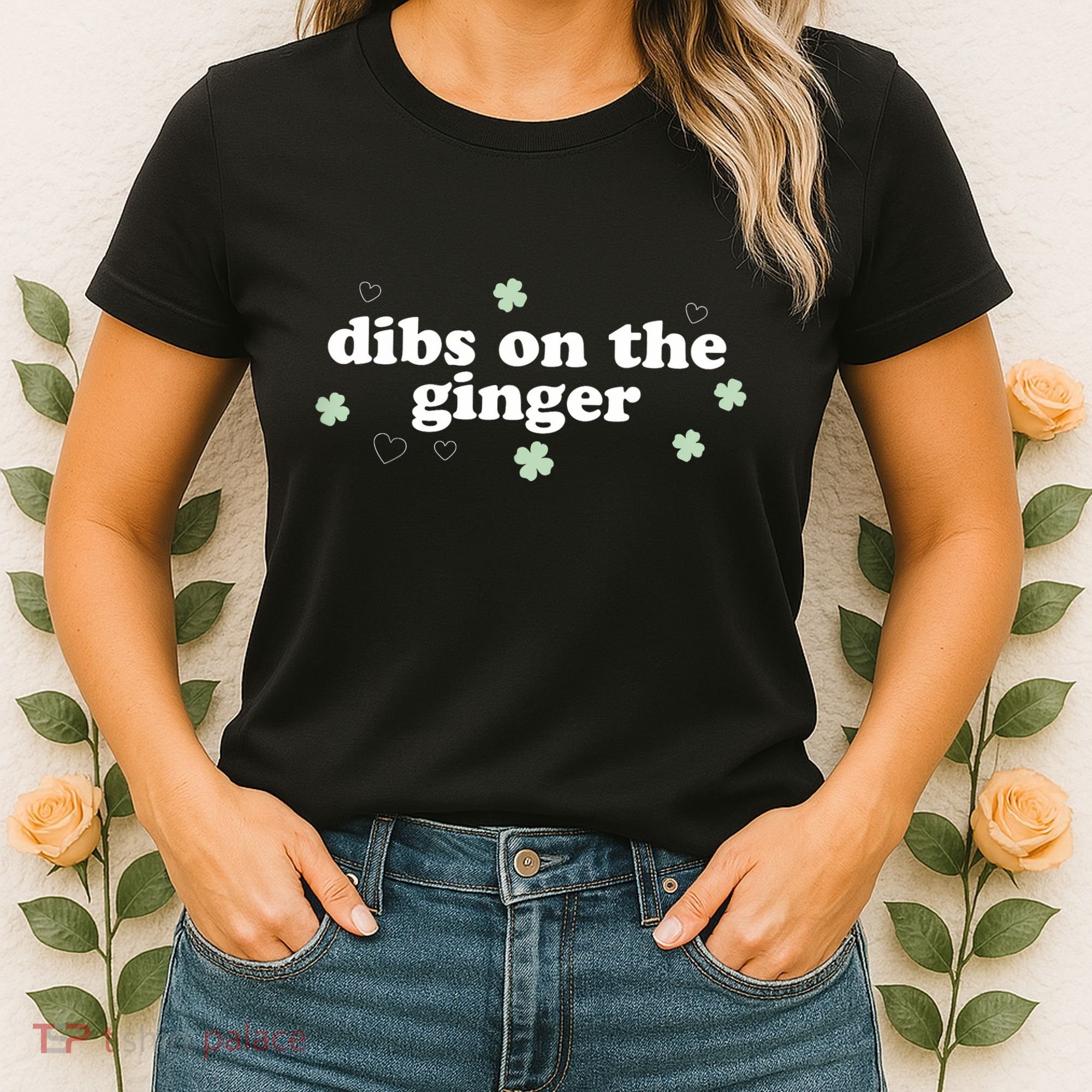 Dibs On The Ginger Funny St Patricks Day Women's T-Shirt
