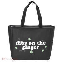 Dibs On The Ginger Funny St Patricks Day Tote Bag thumb 0
