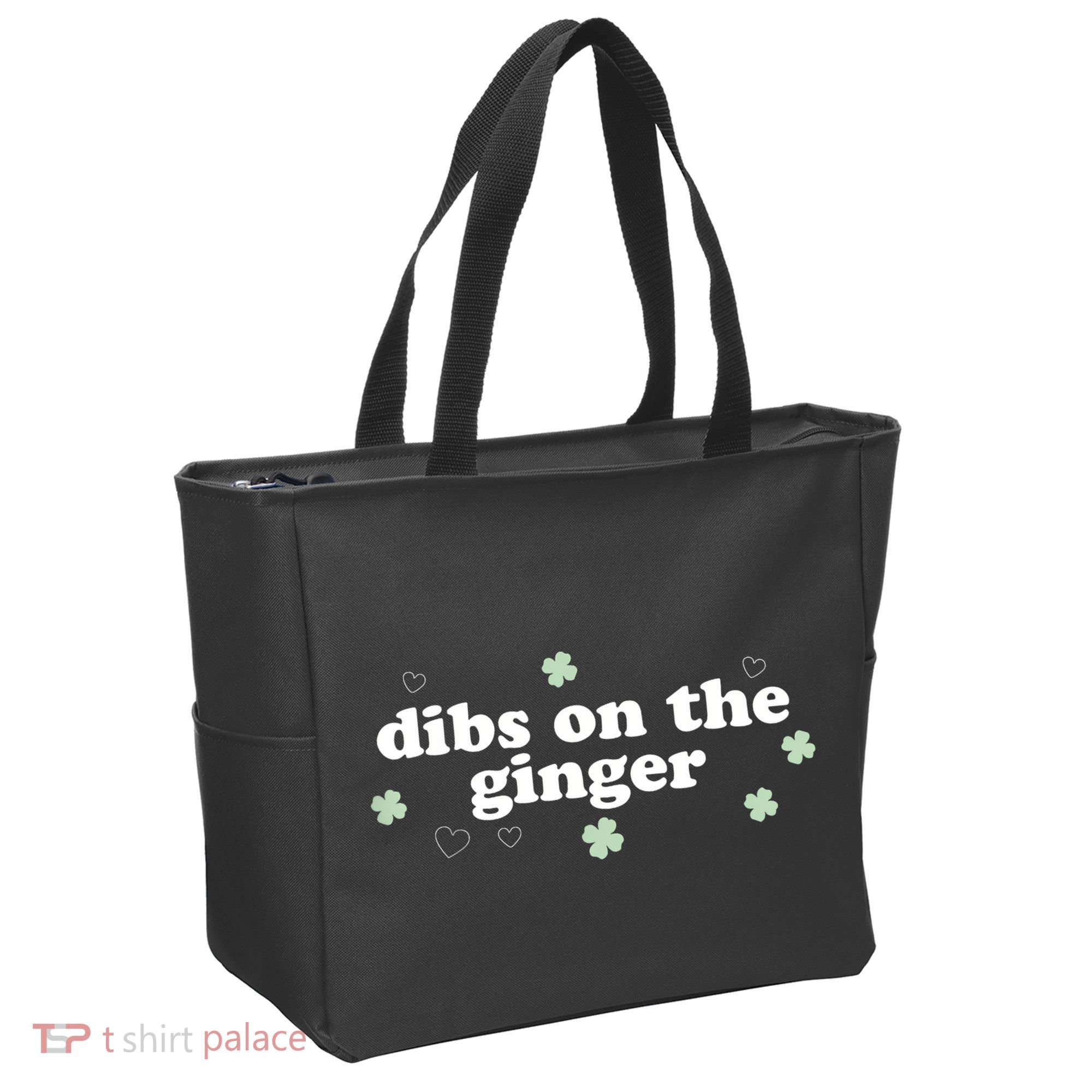 Dibs On The Ginger Funny St Patricks Day Tote Bag