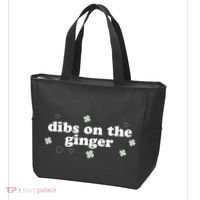 Dibs On The Ginger Funny St Patricks Day Tote Bag thumb 3