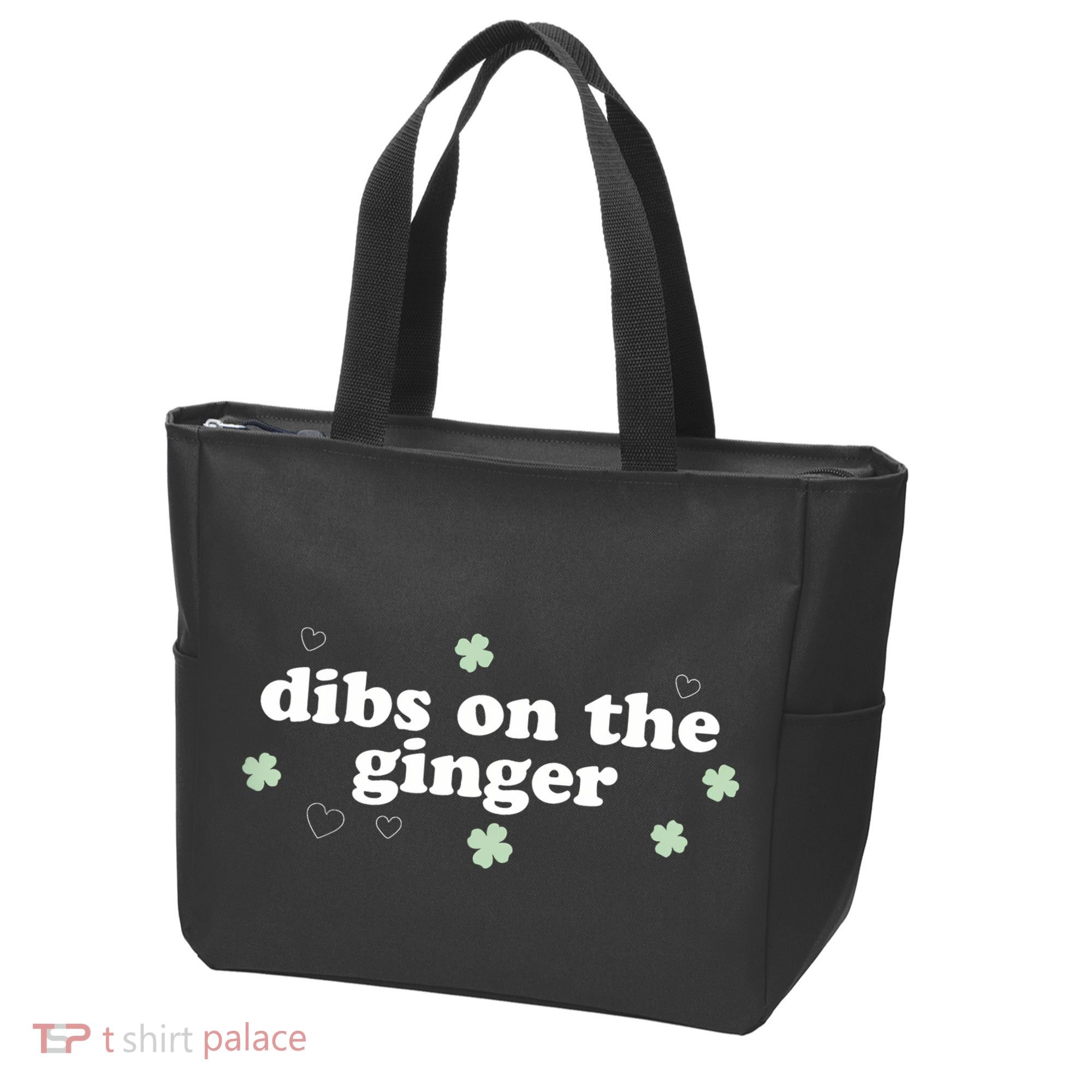Dibs On The Ginger Funny St Patricks Day Tote Bag