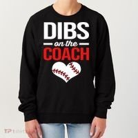 Dibs On The Coach Baseball Women Gift Women's Sweatshirt thumb 0